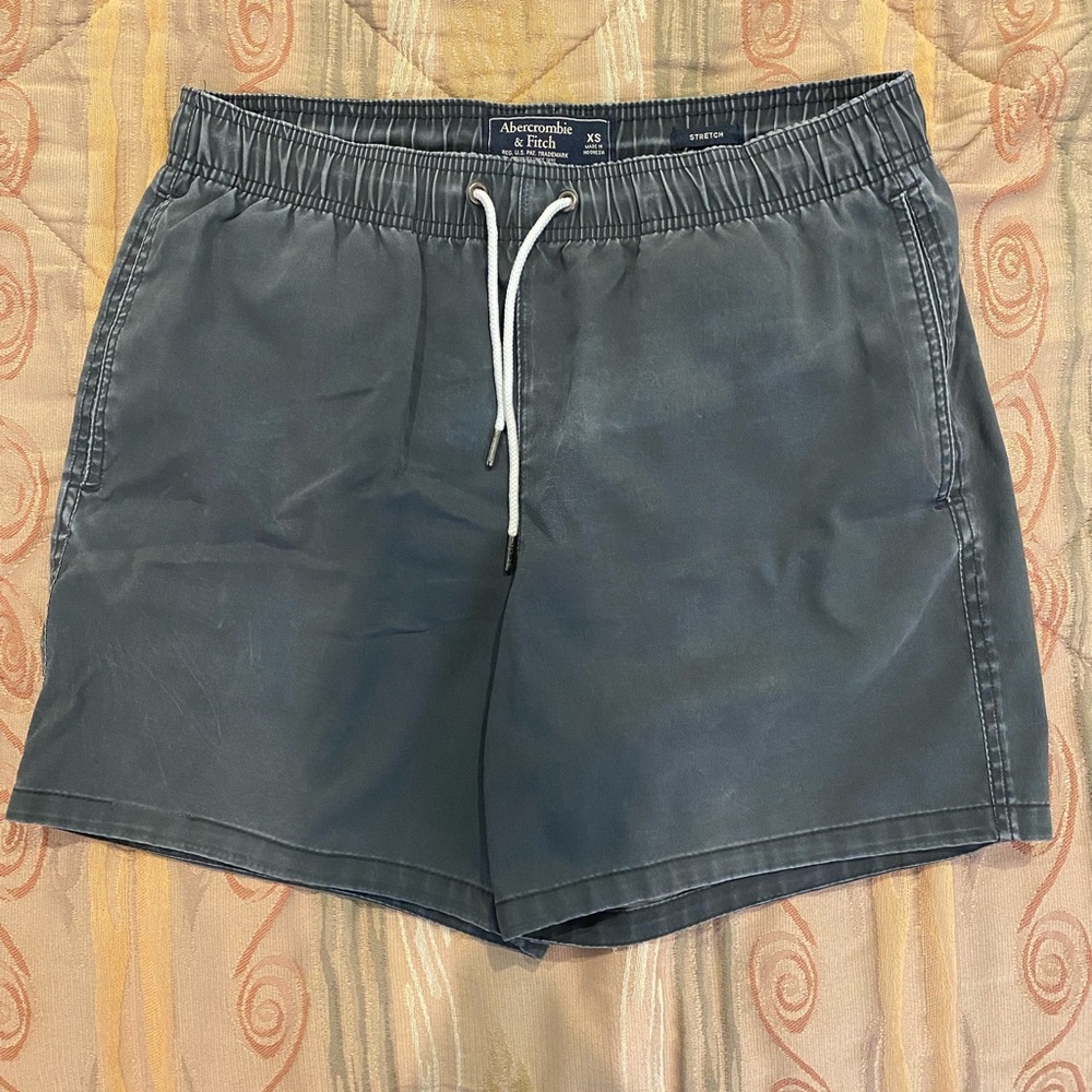 Abercrombie Dark Grey Bathing Suit Mens XS
